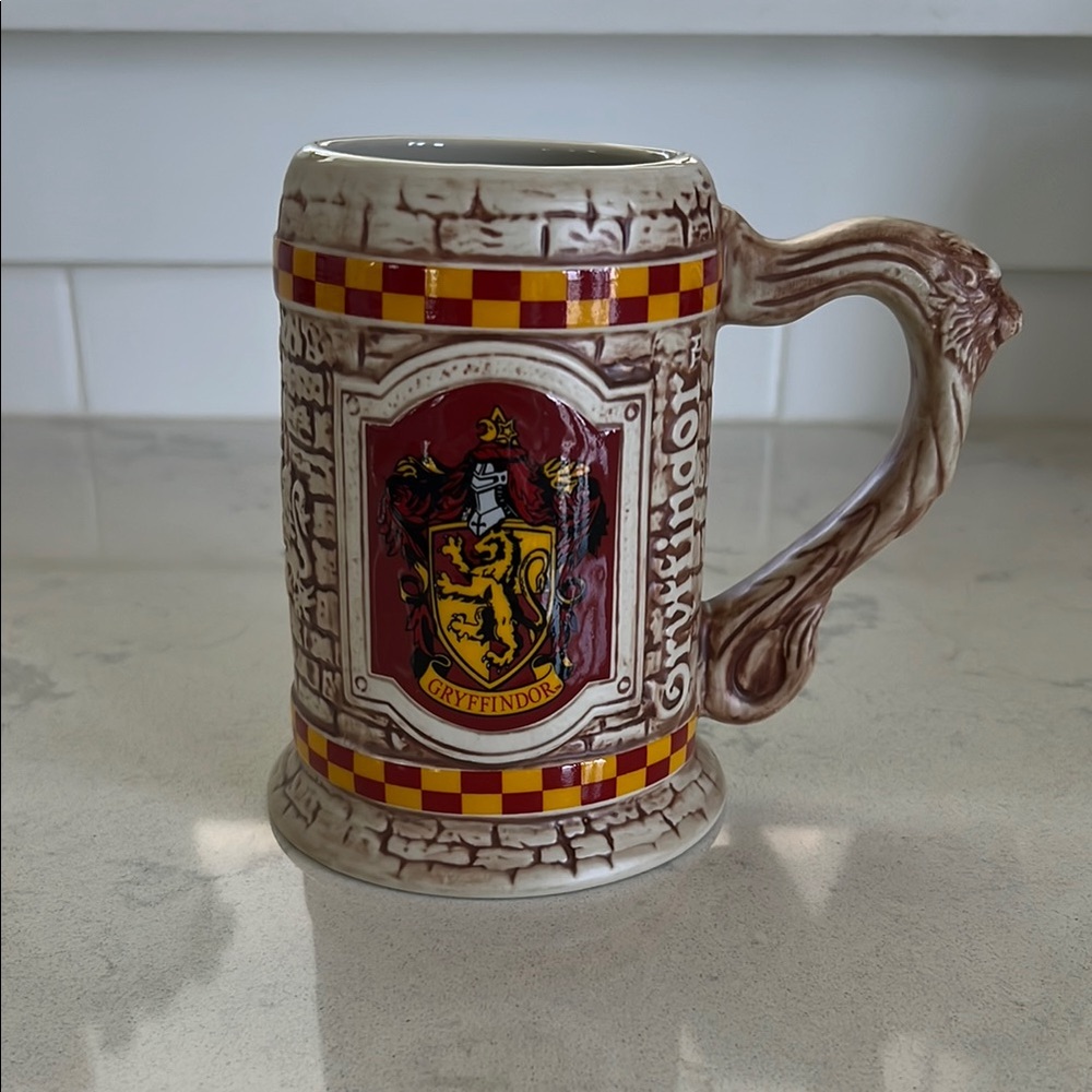 Gryffindor Ceramic Mug with Lion Handle